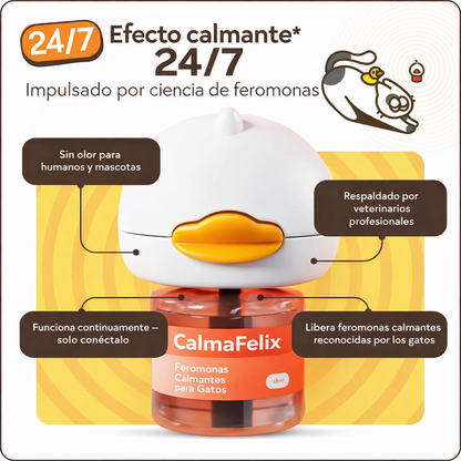 CalmaFelix™ – Elimina el estrés de tu gato y mejora su comportamiento en minutos