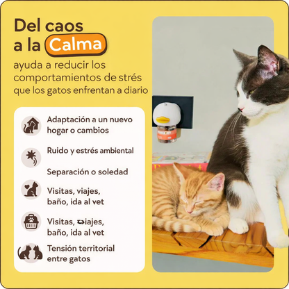CalmaFelix™ – Elimina el estrés de tu gato y mejora su comportamiento en minutos